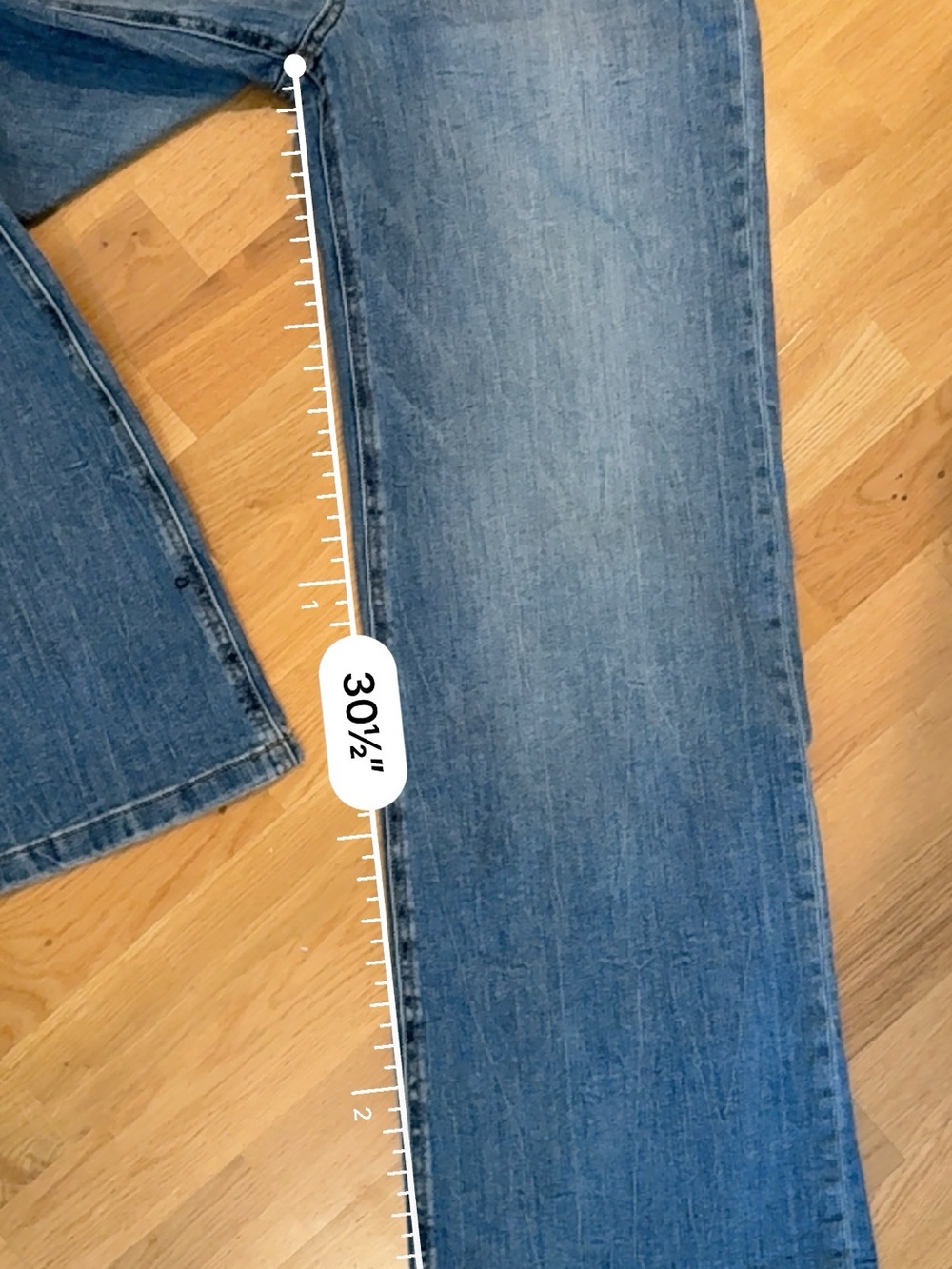 Kut from the Kloth Wide-Leg Jeans in Blue Wash - Picture 10 of 11